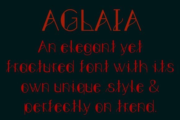 Aglaia Typeface: Elegant Serif for Bold Branding