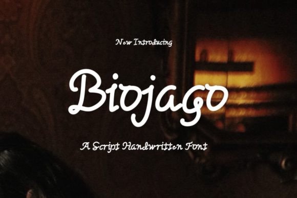 Biojago: A Luxury Script Font for Modern Web Design