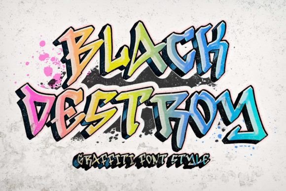 Black Destroy Font: A Bold Choice for Modern Branding
