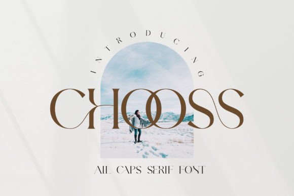 Chooss: A Refined Serif Font for Editorial Design