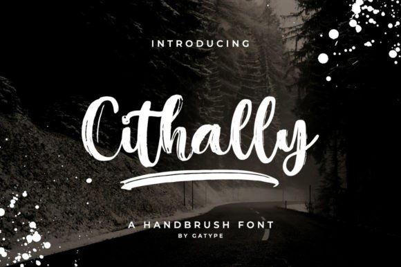 Cithally: A Handwritten Font for Editorial Calm