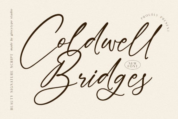 Coldwell Bridges Font for Crafters