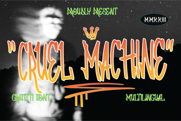 Cruel Machine: A Readable Graffiti Typeface