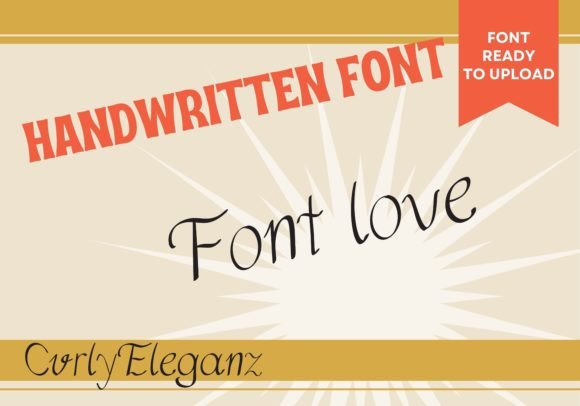 Curly Eleganz: A Graceful Typeface for Makers