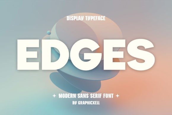 Edges: A Minimalist Sans Serif Font for Modern Web Design