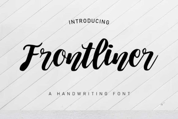 Frontliner: A Luxury Handwritten Font for Crafters