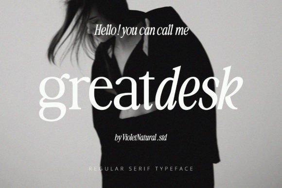 Greatdesk: A Serif Font for Digital Clarity