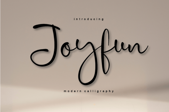 Joyfun: A Delicate Handwritten Font for Web Design