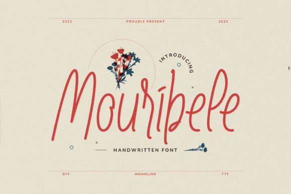Mouribele: A Handwritten Font for Editorial Design