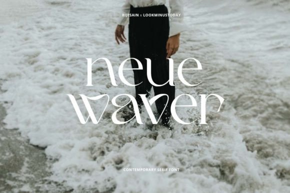 Neue Waver: A Premium Serif Typeface for Web Design