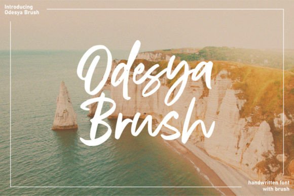 Odesya Brush: A Signature Font for Elegant Branding