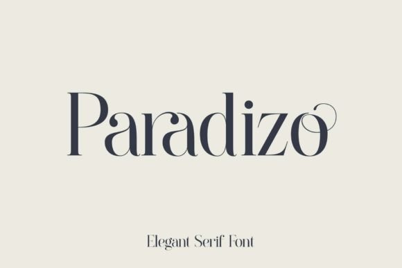 Paradizo: The Serif Font for Premium Branding