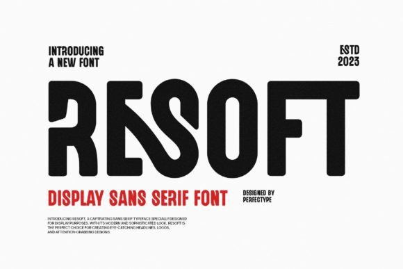 Resoft: A Minimalist Sans Serif Font for Web Design