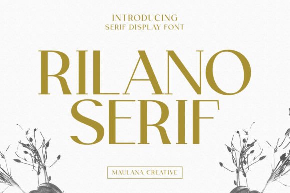 Rilano Serif: A Premium Typeface for Digital Design