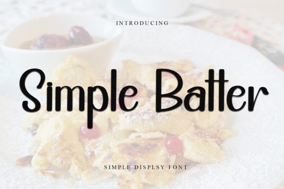 Simple Batter Font for Small Business Branding