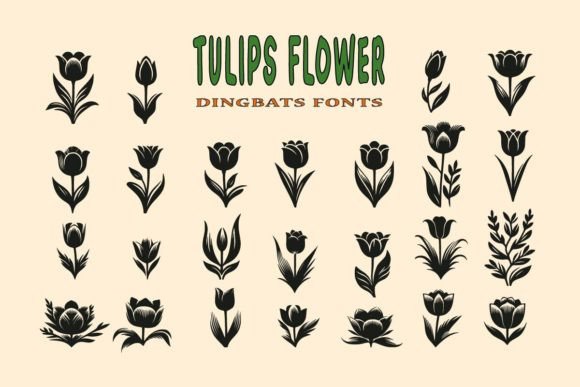 Tulips Flower Font: A Branding Upgrade for Small Business