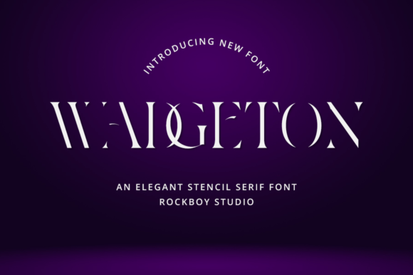 Wadgeton: A Serif Font for Bold Campaigns