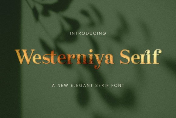 Westerniya: An Elegant Serif Font for Web Design